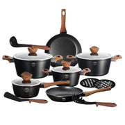 Berlinger haus BH-1537 Forest Line Set di pentole in granito da 15 pezzi