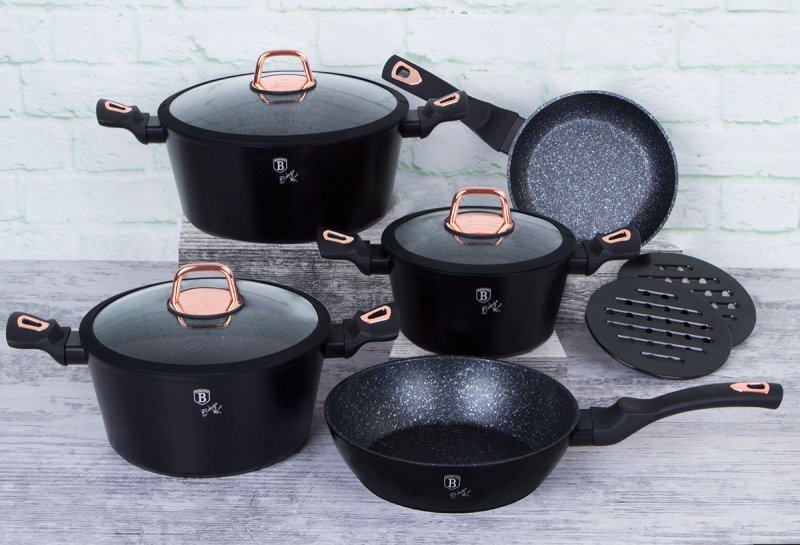 Berlinger haus BH-1645 Set di pentole in granito da 10 pezzi