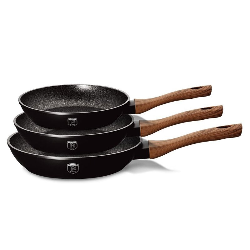 Berlinger haus BH-1727 Set di 3 padelle in granito