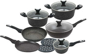 Set di pentole antiaderenti in granito resistente Klausberg KB-7201