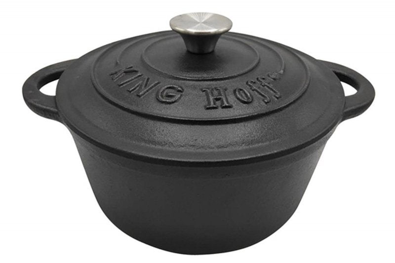 Kinghoff KH-1476 Pentola in ghisa da 24 cm con coperchio