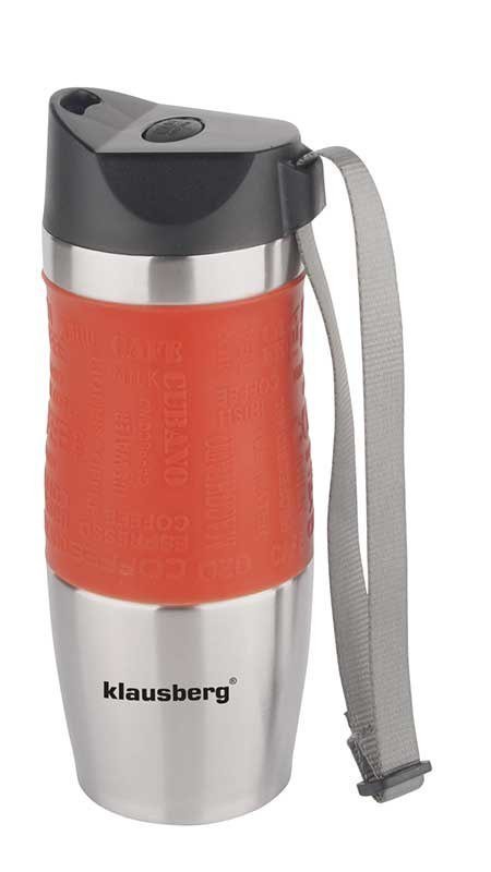 Tazza termica in acciaio inossidabile Kinghoff KB-7101 con beccuccio Quick Stop