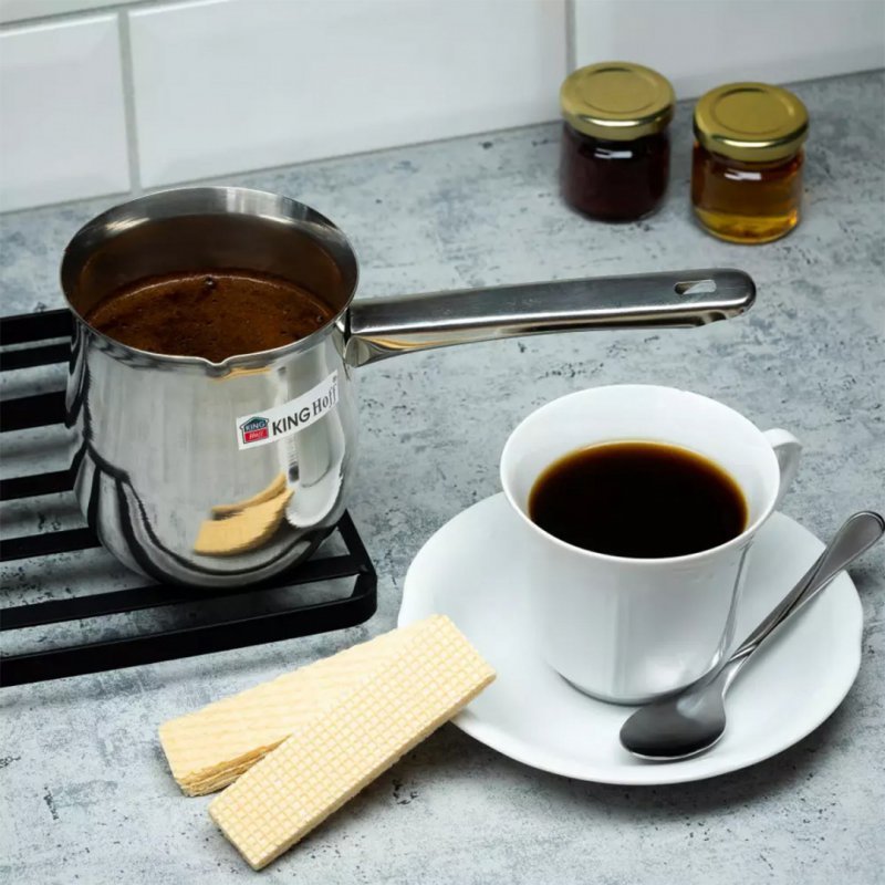 Caffettiera Kinghoff KH-1208 in acciaio inossidabile da 700 ml