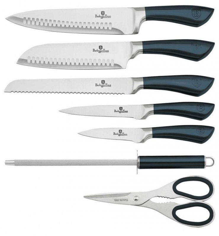 Berlinger haus BH-2415 Set di coltelli in acciaio inossidabile da 8 pezzi con supporto