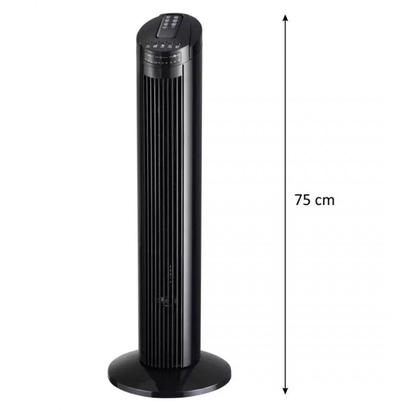Klausberg KB-7470 Elegante ventilatore a torre con telecomando e oscillazione