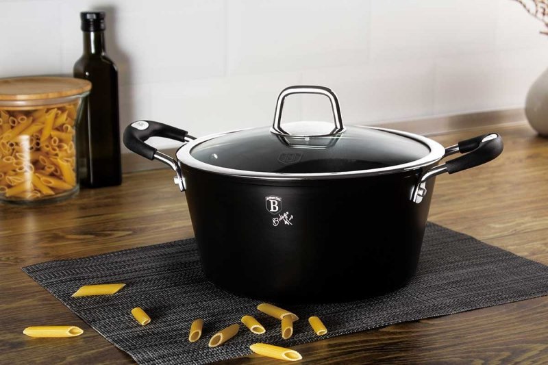 Berlinger haus BH-6129 Set di pentole in granito con manici Soft Touch