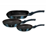 Berlinger haus BH-6140 Set di 3 padelle in granito