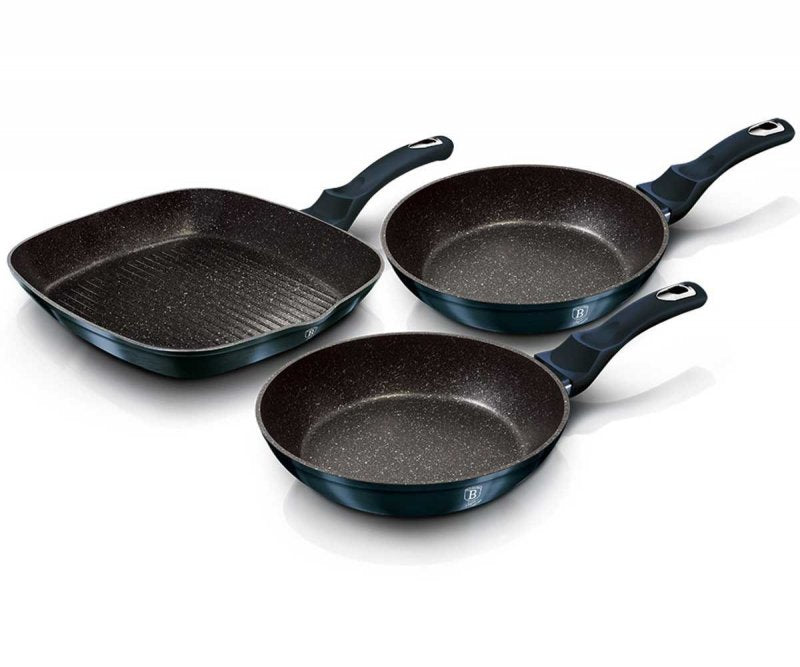 Berlinger haus BH-6140 Set di 3 padelle in granito