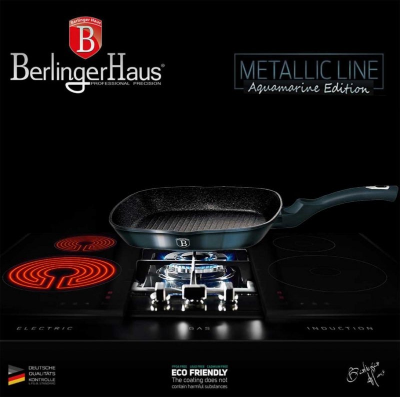 Berlinger haus BH-6140 Set di 3 padelle in granito