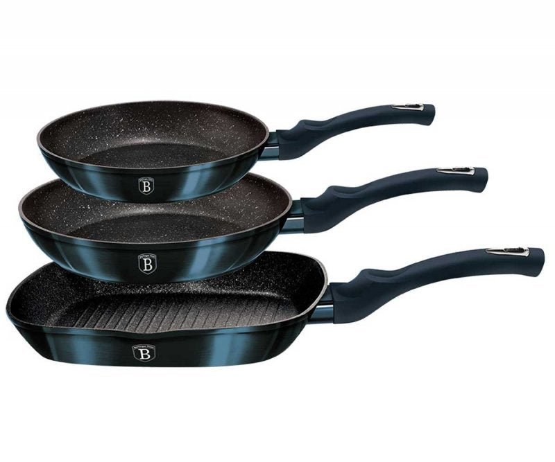 Berlinger haus BH-6140 Set di 3 padelle in granito