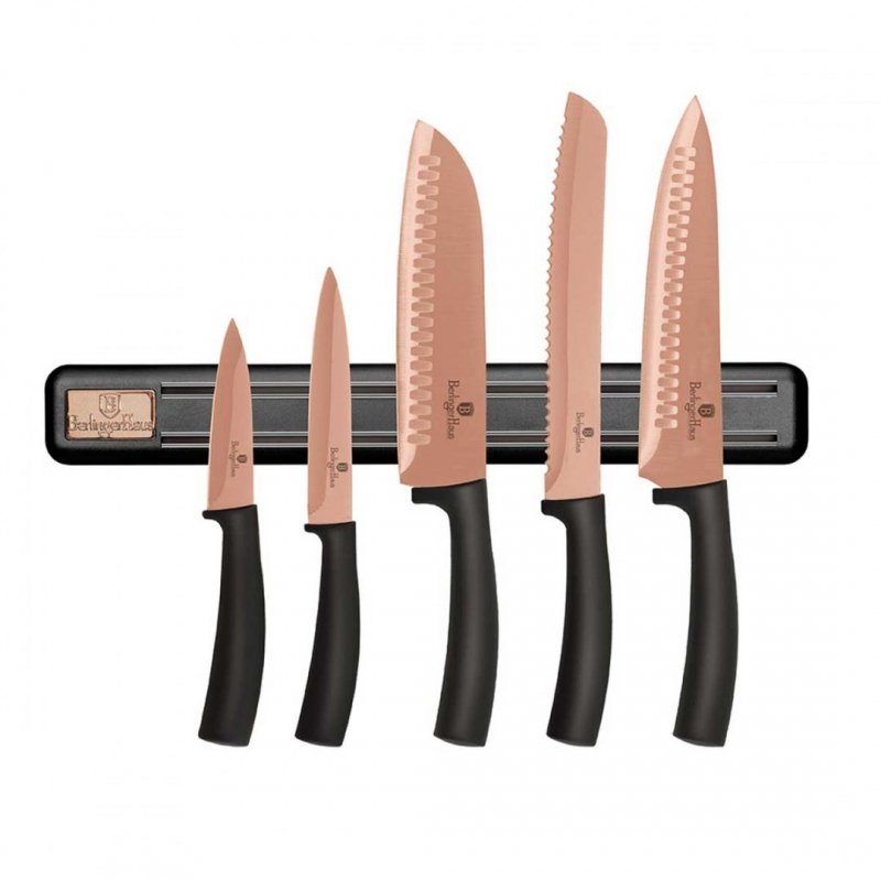 Berlinger haus BH-2614 Set di 5 coltelli da cucina in oro rosa
