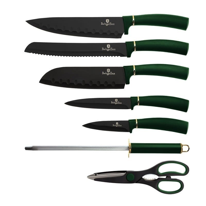 Berlinger haus BH-2563 Emerald Set di coltelli in acciaio inossidabile da 8 pezzi