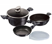 Berlinger haus BH-6905 Carbon Pro Cookware Set - Pentole in granito antiaderente