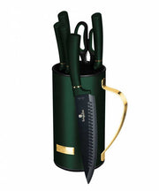 Berlinger haus BH-2580 Set di coltelli in acciaio inossidabile da 7 pezzi con supporto
