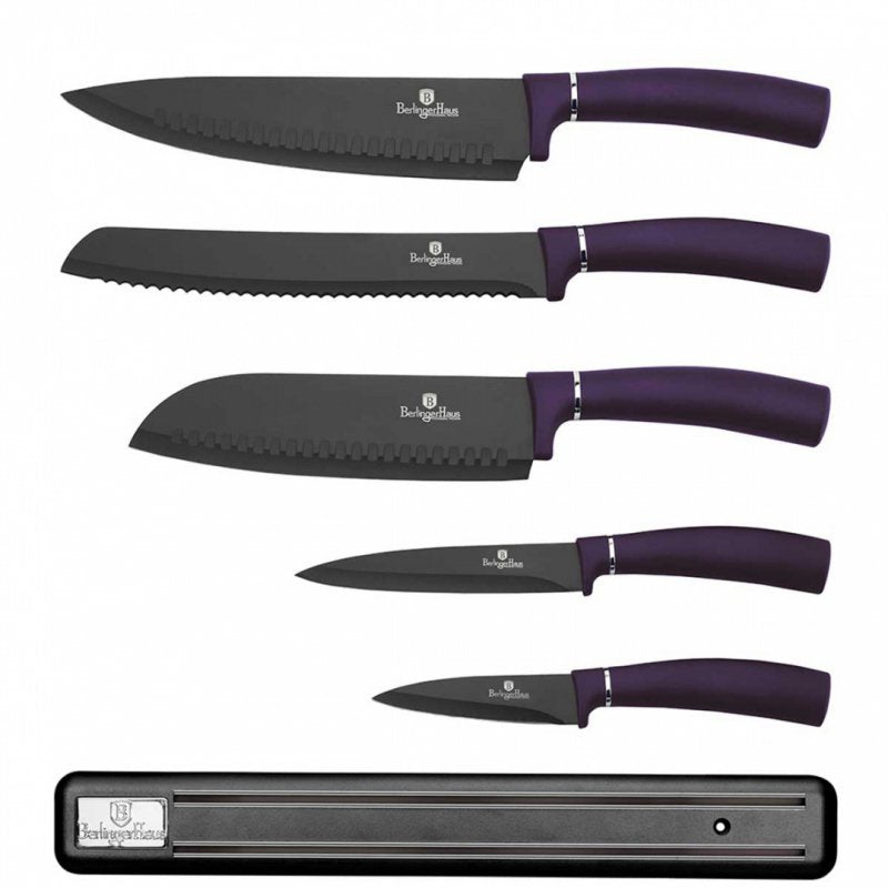 Berlinger haus BH-2681 Set di 5 coltelli da cucina con striscia magnetica