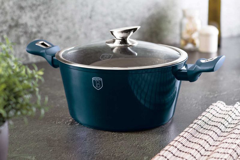 Berlinger haus BH-7183 Set di pentole in granito Aquamarine da 22 pezzi