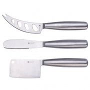 Set di coltelli per formaggio in acciaio Kassel 93310 per taglieri di formaggi e servizio