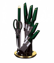Berlinger haus BH-2690 Set di coltelli in acciaio inossidabile da 9 pezzi con supporto
