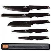 Berlinger haus BH-2698 Set di 5 coltelli da cucina con striscia magnetica