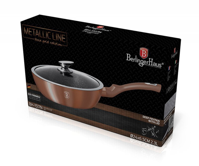 Berlinger haus BH-1517 Padella in granito oro rosa 24 cm