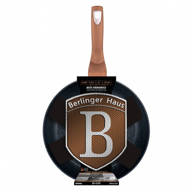 Berlinger haus BH-1511 Padella in granito oro rosa 30 cm