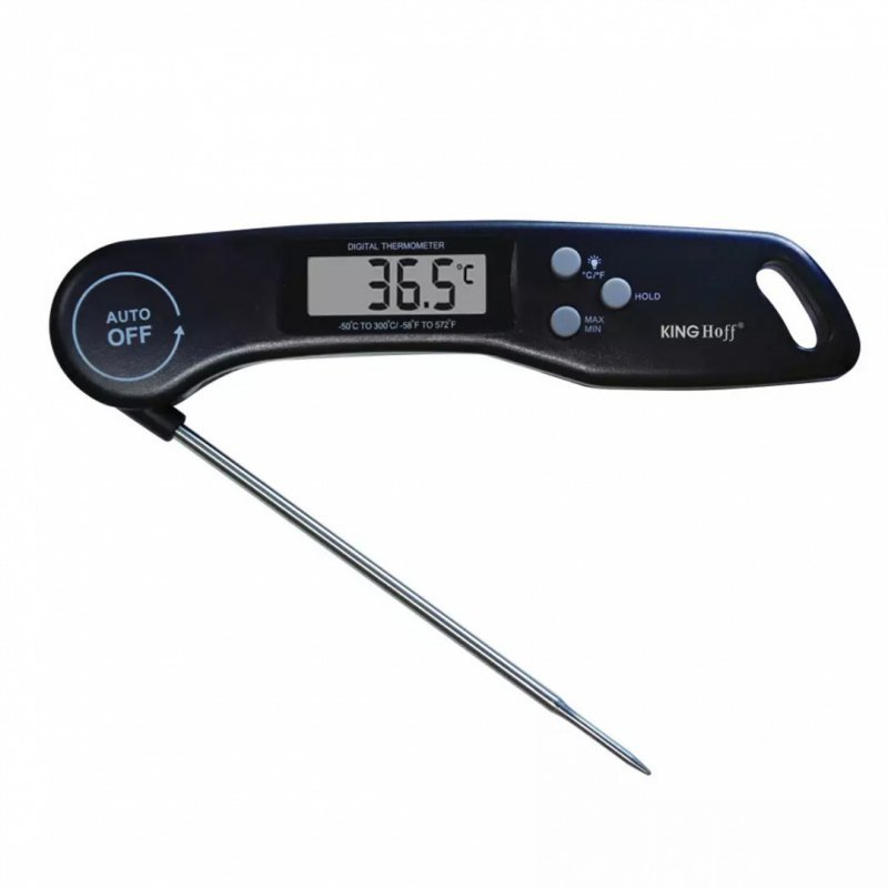 Termometro da cucina elettronico LCD Kinghoff KH-1669 per carni e liquidi