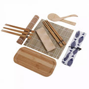 Kinghoff KH-1704 Set per preparare il sushi - Accessori in bambù ecocompatibili