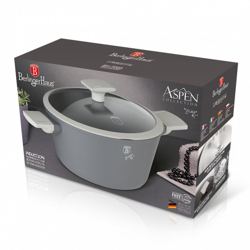 Berlinger haus BH-7068 Aspen Titanium Pentola antiaderente 28 cm