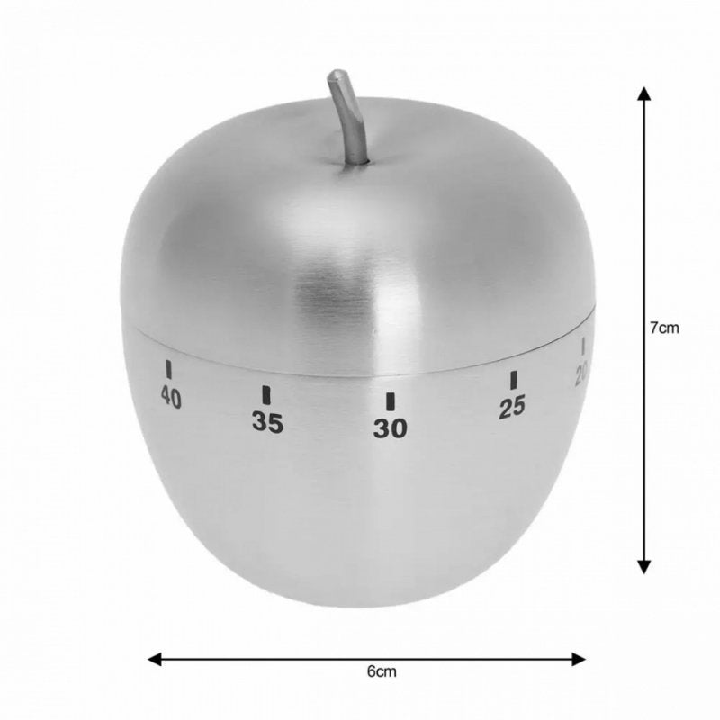 Timer da cucina meccanico a forma di mela Kinghoff KH-3133