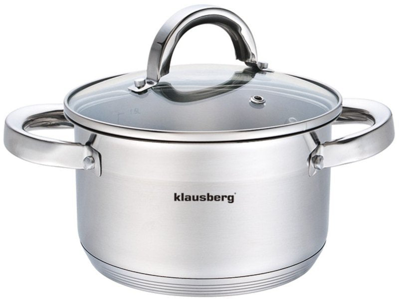 Klausberg KB-7120 Pentola moderna multistrato con coperchio 12 cm