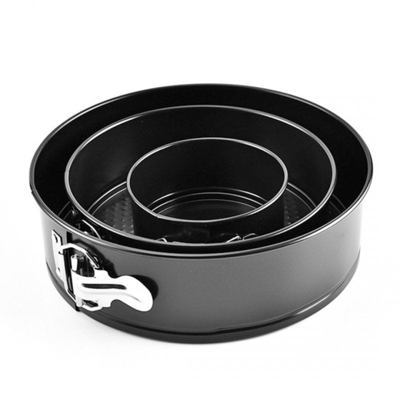 Elitehoff E-8013 Set di 3 teglie rotonde antiaderenti per torte