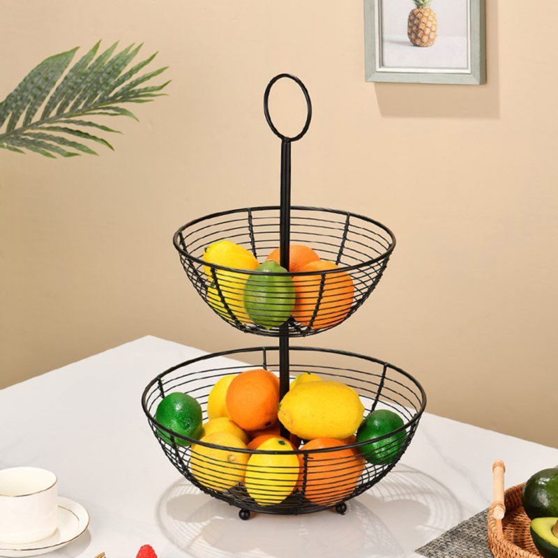 Elitehoff E-8129 Cesto di frutta a più livelli per l'arredamento della cucina moderna