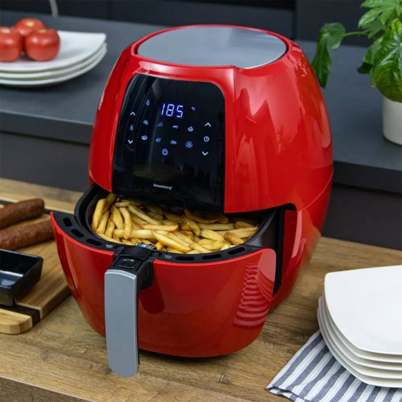 Friggitrice ad aria Klausberg KB-7571 da 1800 W con capacità di 7,7 l e touchscreen