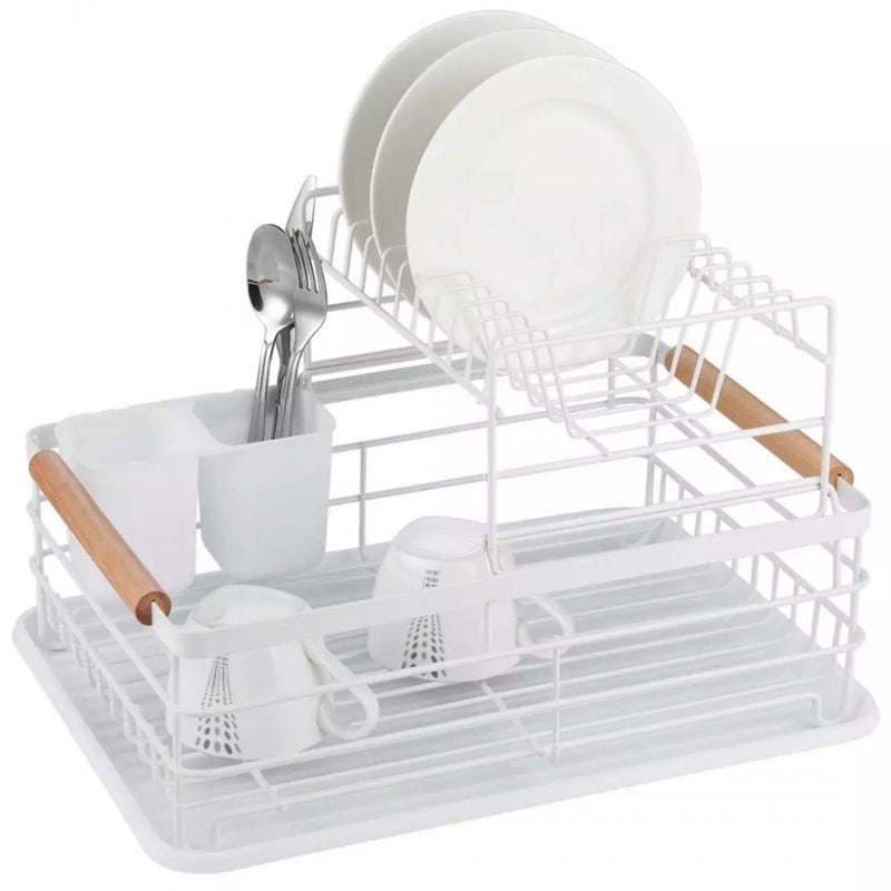 Kinghoff KH-1798 Scolapiatti a due livelli con portaposate