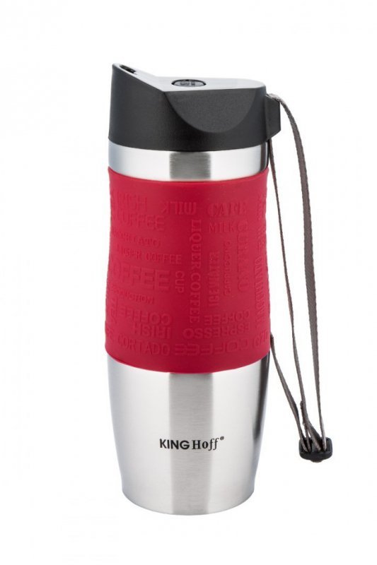 Tazza termica in acciaio inossidabile Kinghoff KH-4176 con beccuccio Quick Stop