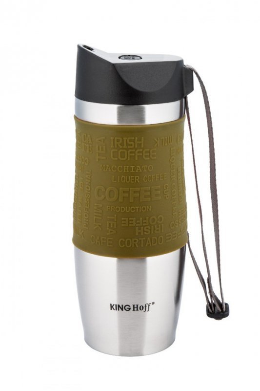 Tazza termica in acciaio inossidabile Kinghoff KH-4176 con beccuccio Quick Stop