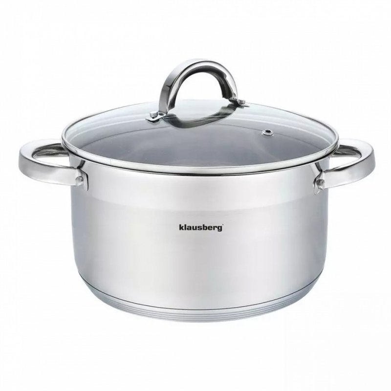 Klausberg KB-7127 Pentola moderna multistrato con coperchio 26 cm