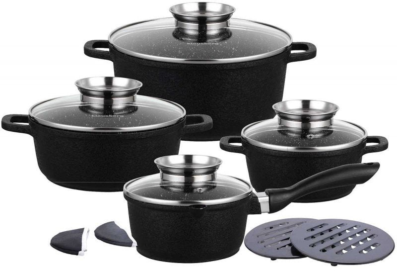 Set di pentole antiaderenti in granito resistente Klausberg KB-7360