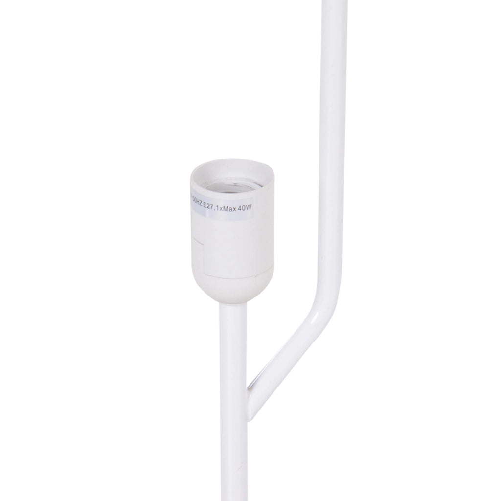 Lampada da Terra ¨C Minimal ¨C Bianco 14x14x120 cm