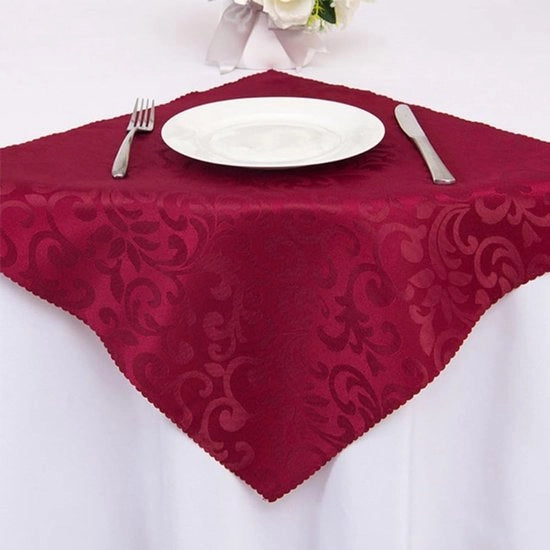 Serviette in damast 12 pezzi - 48 x 48 cm - Tessuti Jacquard - Serviette riciclabili - Lavabile morbido - Adatto per feste