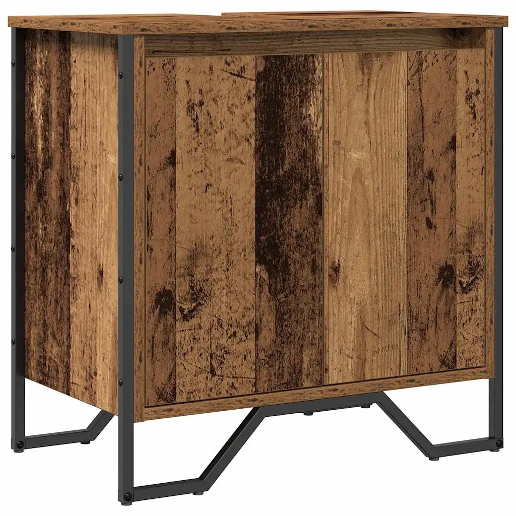 Armadio per Lavabo da Bagno Legno vecchio 60 x 35 x 60 cm 869177