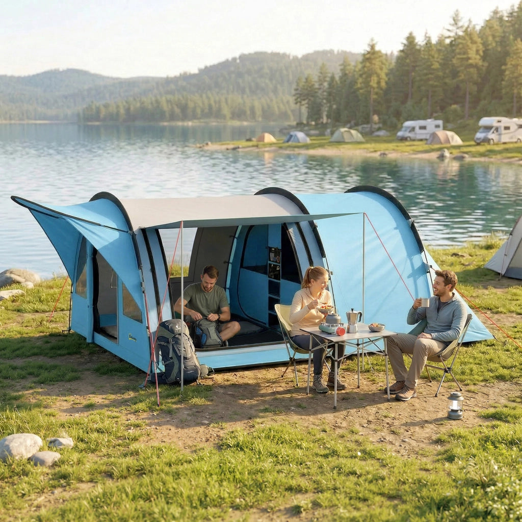 Tenda da campeggio 4 persone ¨C Minimal ¨C Grigio