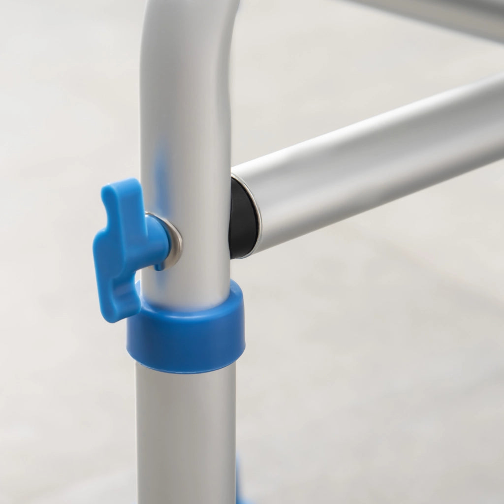 Sgabello da doccia ¨C Zephmum ¨C Blu, alluminio, regolabile