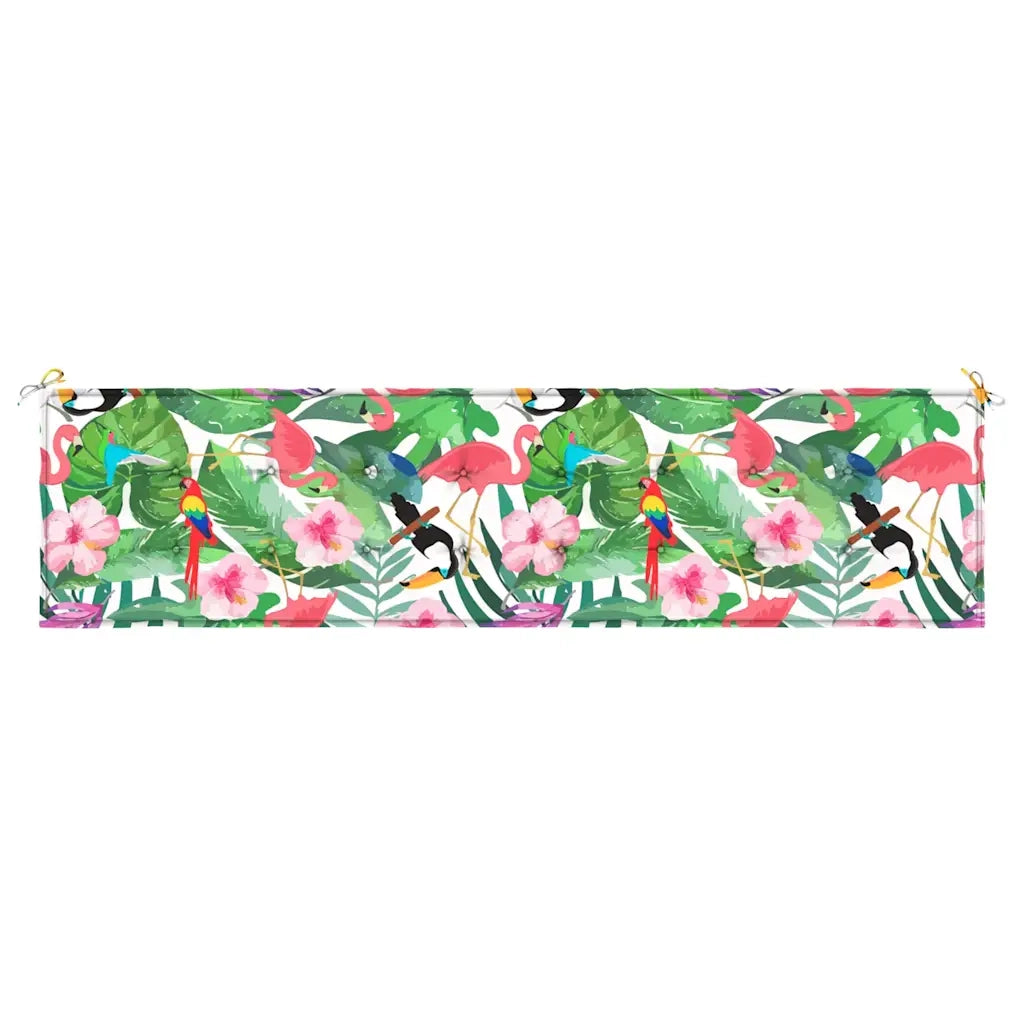 Cuscino per Panca da Giardino Multicolore 200x50x4cm in Tessuto 361203