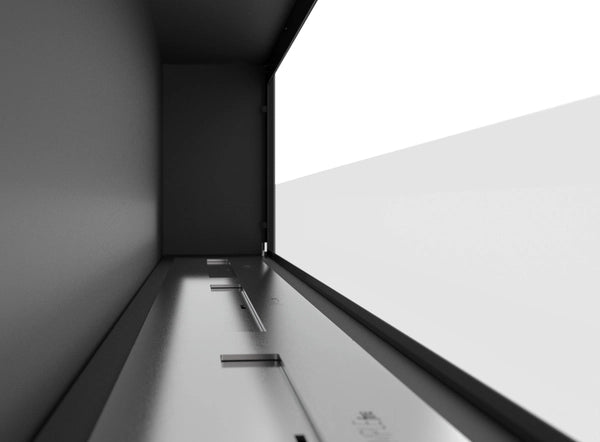 Biocamino Frame 1800x490 mm - Nero opaco