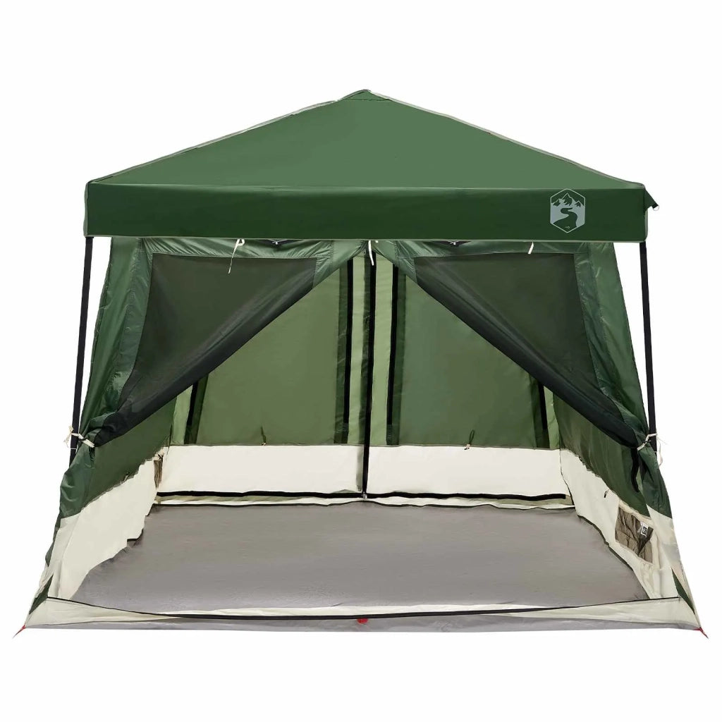 Set di Tende da Campeggio 2 pcs Verde Taffeta e Tessuto 3337176