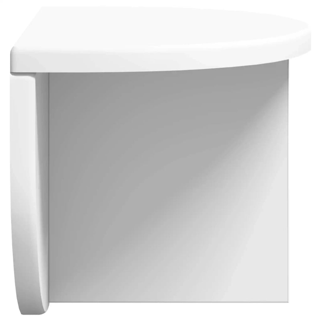 Scaffale da parete 2 pcs Bianco 38 x 19 x 19 cm 891409