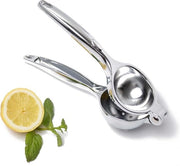 Spremifrutta in acciaio inossidabile grande manuale argento.