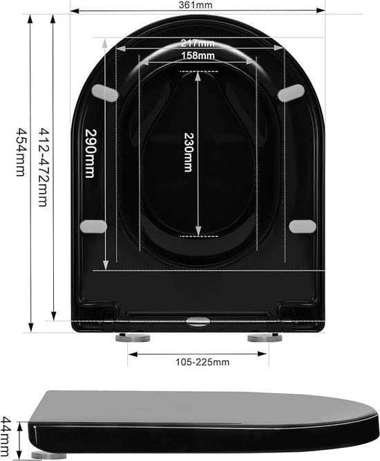 Accessorio per la stanza da bagno 41,2x36,1 centimetri