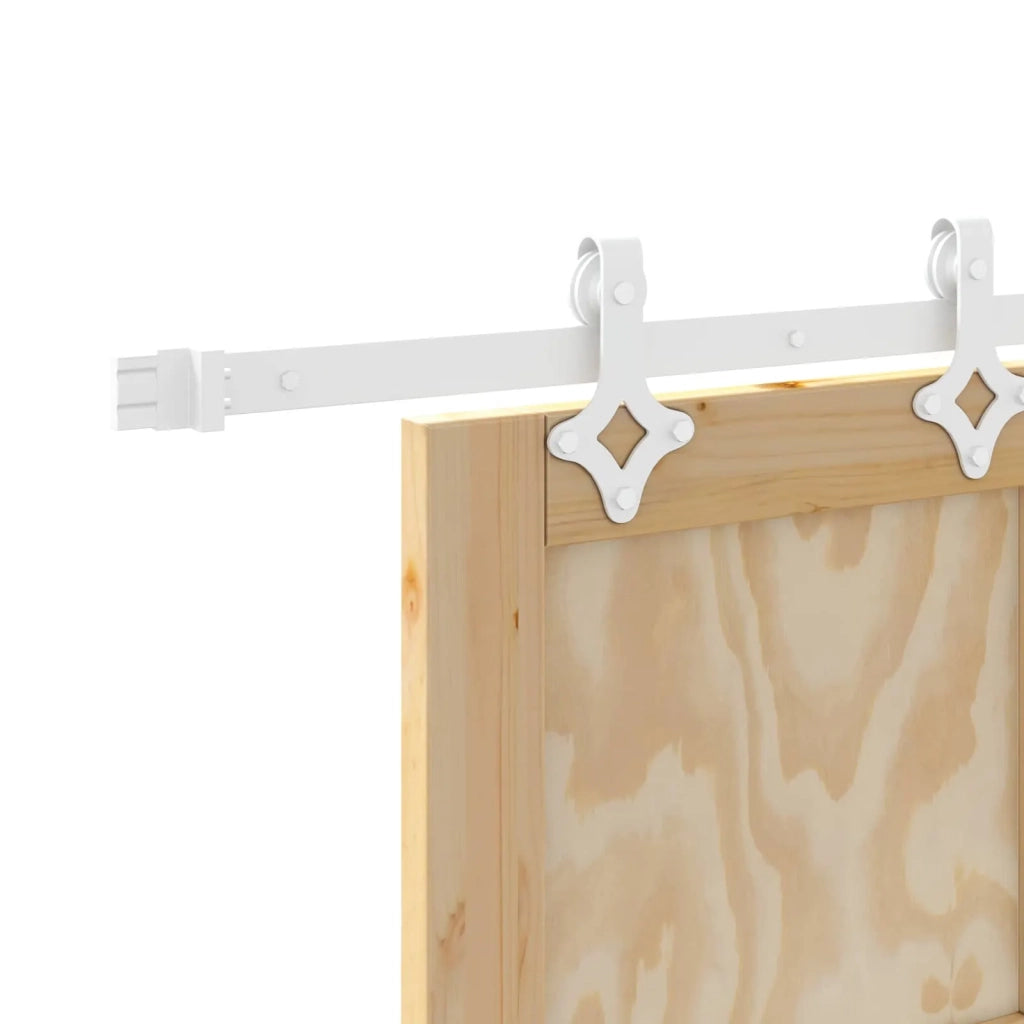 Porta scorrevole Naturale e Bianco 73,5 x 211 cm 3445522
